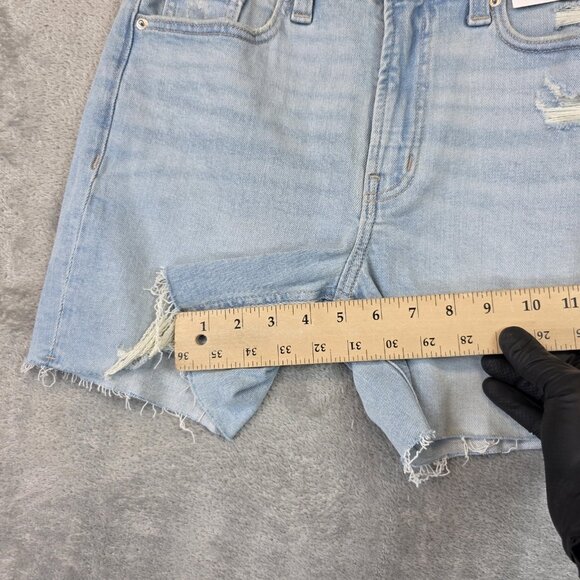 Old Navy Shorts Womens 4 OG Straight 5 Inch Inseam High Rise Denim Summer Casual - Picture 5 of 10